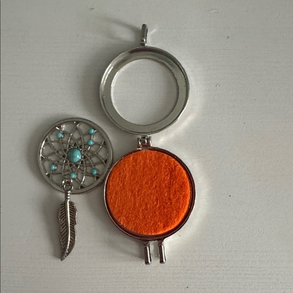 Silver Tone Tree of Life Aromatherapy Pendant Essential Oil Diffuser - Picture 4 of 4